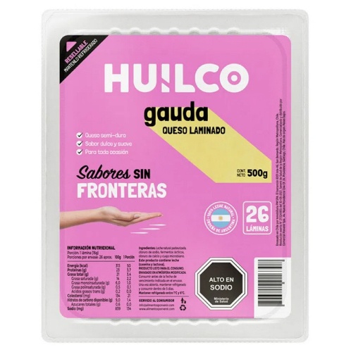 queso gauda laminado hulco