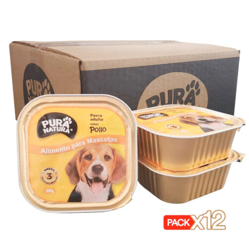 Perro alimento proteina pollo natural pack