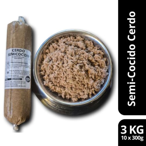 alimento cocido cerdo para perros