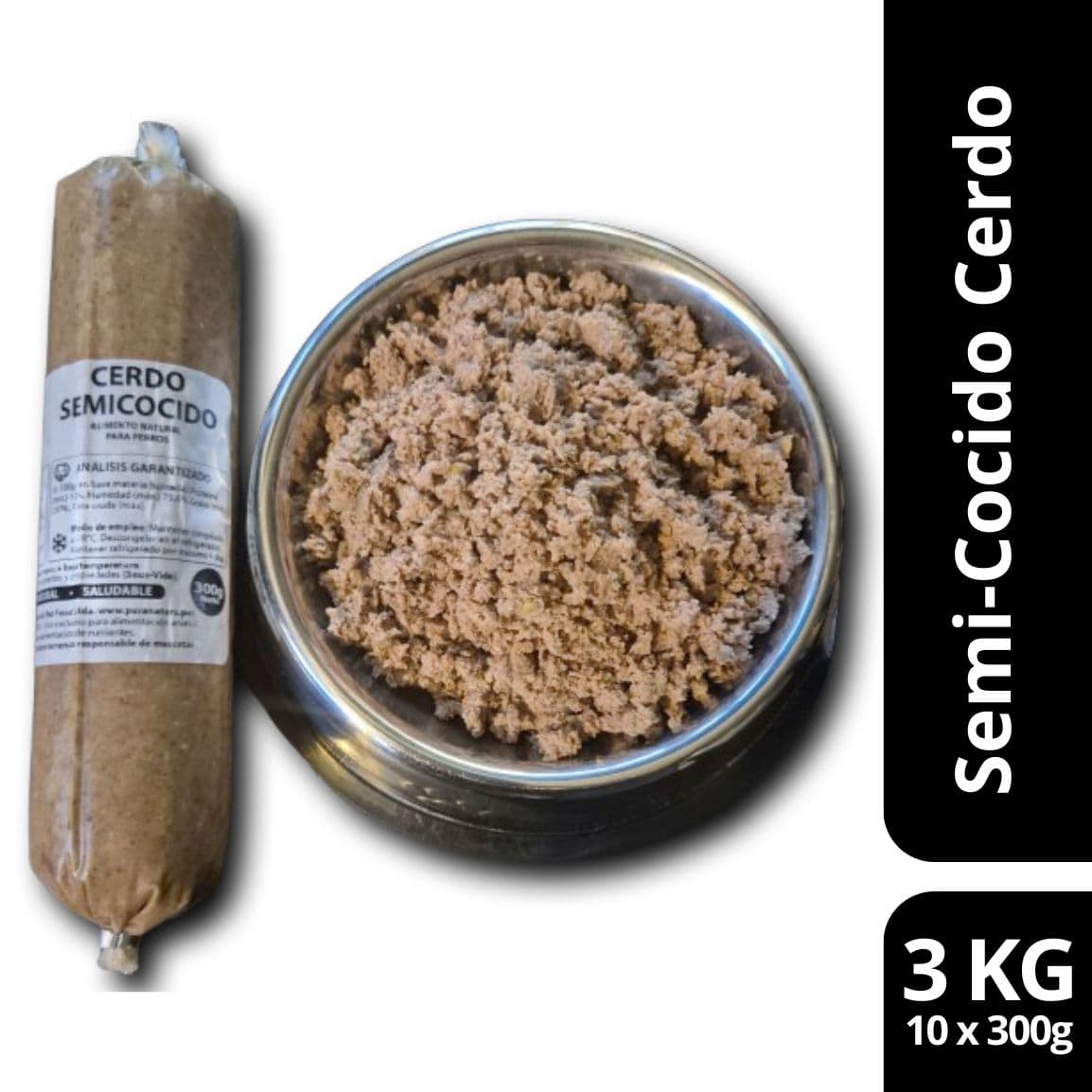 alimento cocido cerdo para perros