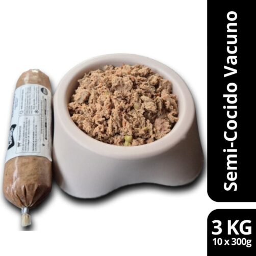 semicocido vacuno perros
